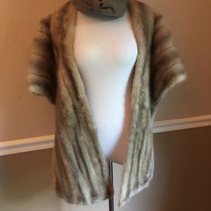 1900's-1946 Vintage Glam Blonde Mink Fur Stole